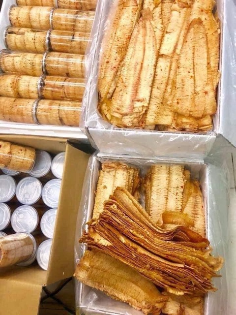 Mực cán tẩm vị nguyên miếng hũ 250gram | BigBuy360 - bigbuy360.vn