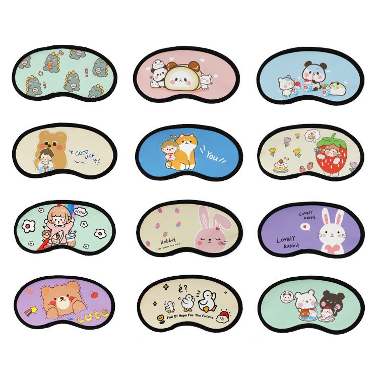 Miếng che mắt ngủ, bịt mắt ngủ họa tiết hoạt hình dễ thương Store4girls