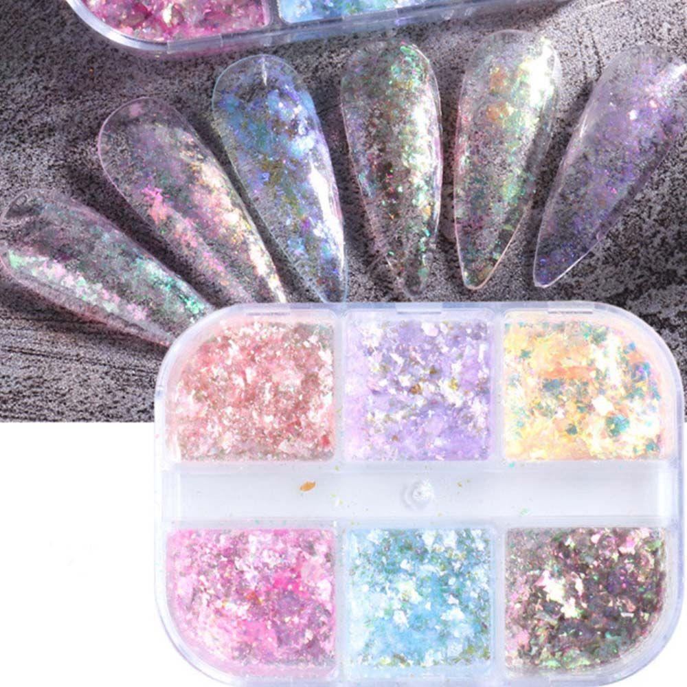 Bột Kim Tuyến Lấp Lánh Trang Trí Móng Tay Nghệ Thuật