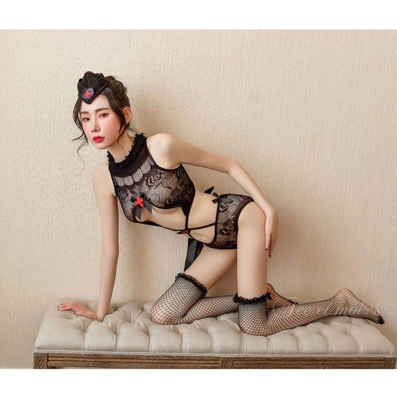 Bộ Body Stocking [ Phụ kiện y hình ] ôm body liền quần phong cách cosplay gợi cảm