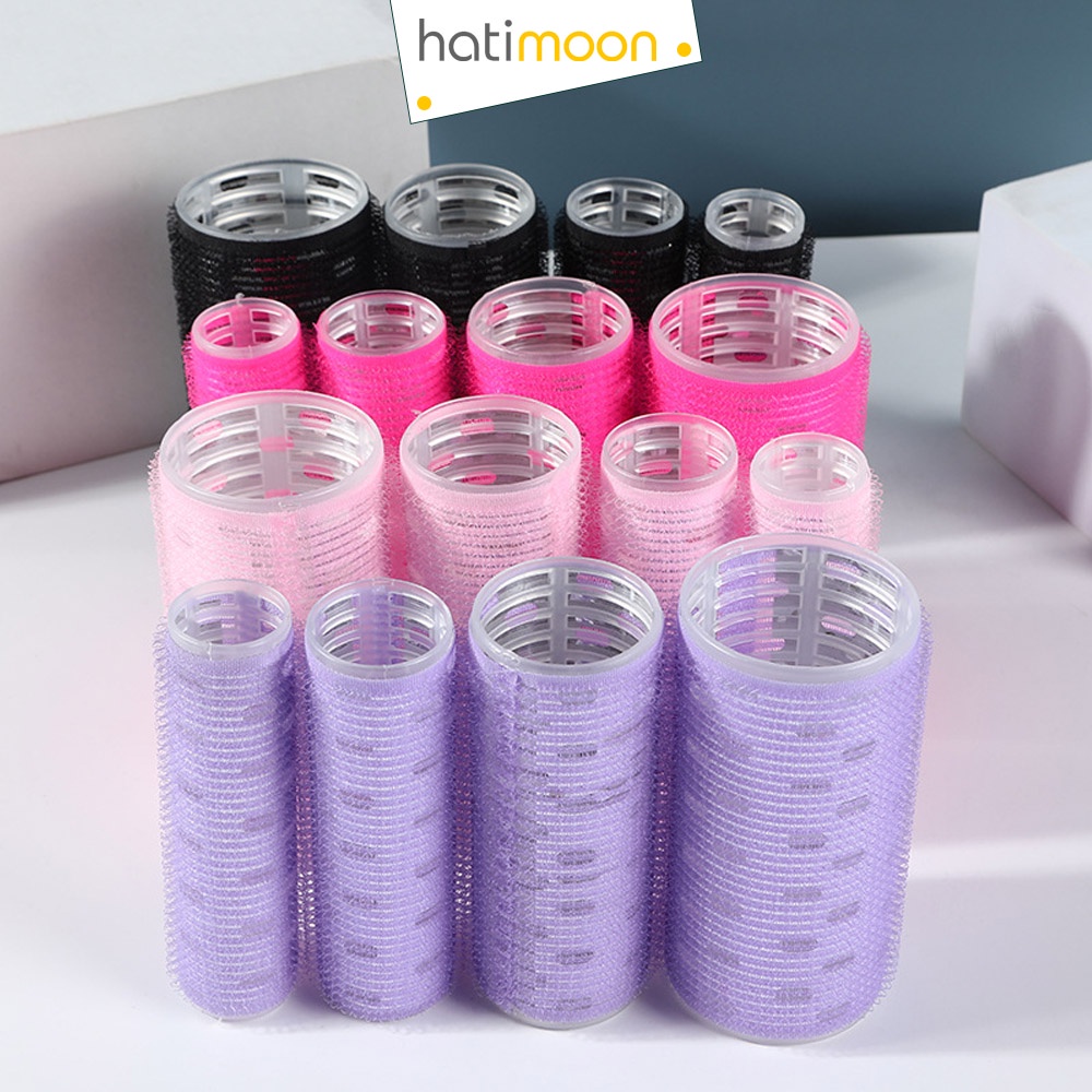 Lô uốn tóc tự dính lõi nhôm 4cm, làm xoăn tóc tự nhiên