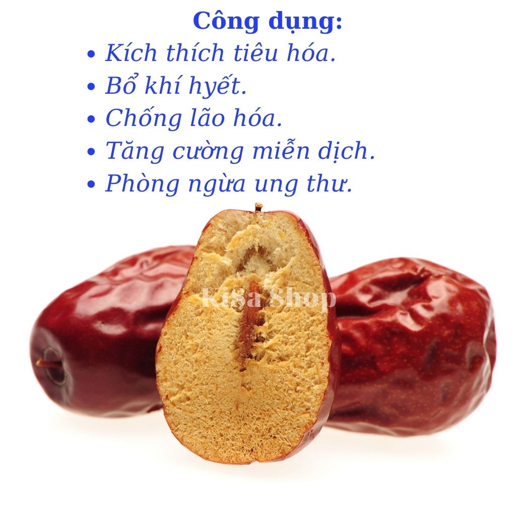 Táo đỏ tân cương size đại sấy khô hữu cơ NT02