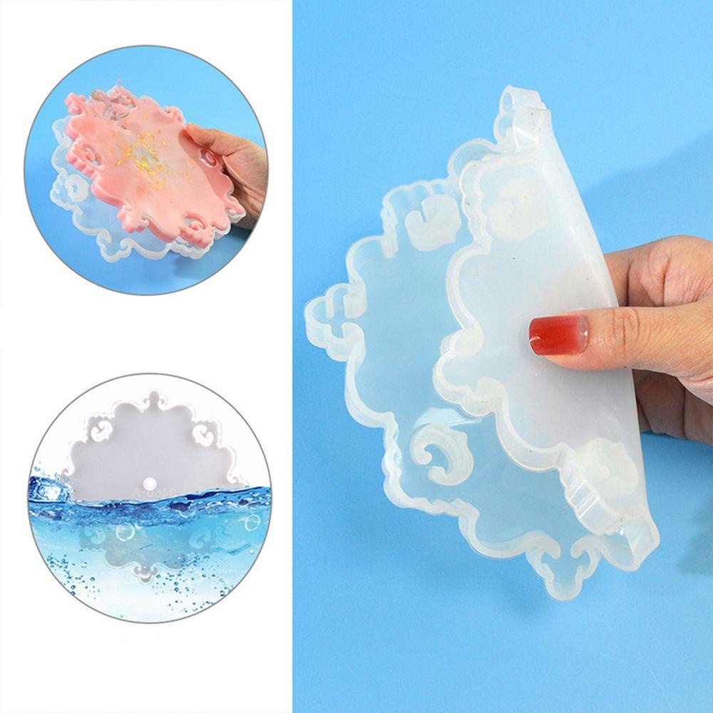 LONTIME Khay Đựng Trái Cây 3 Tầng Làm Thủ Công Resin Epoxy Resin Để Bàn Trang Trí