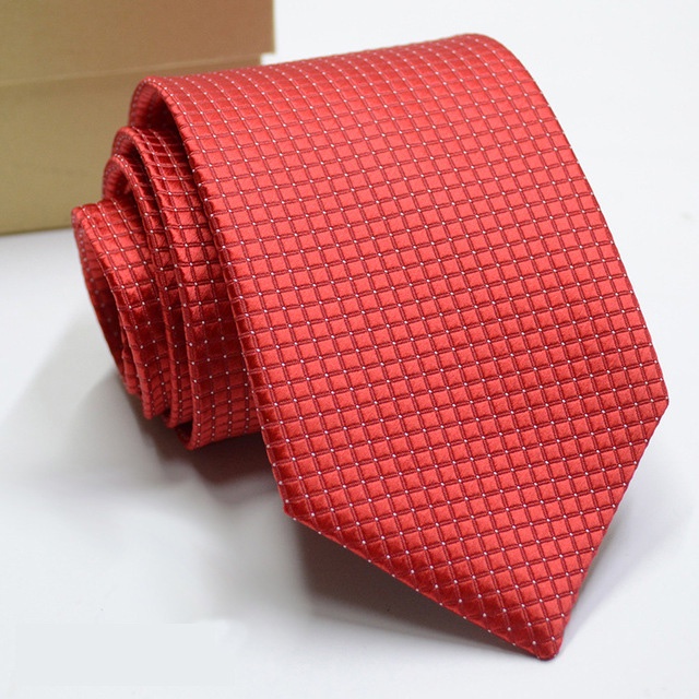 Cà Vạt 8CM Sọc Ca Rô Thời Trang Lịch Lãm Cho Nam