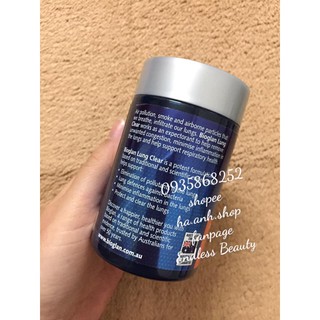 Viên Lung Clear Bioglan 60 viên