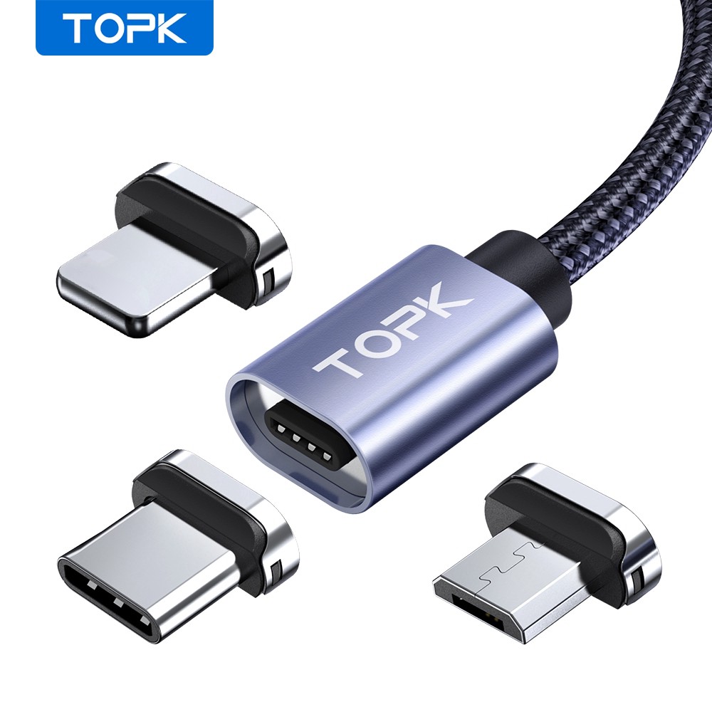 TOPK 3.4 Brand Box Hotselling Powerbank Adapter And Magnetic Cable - Toplink