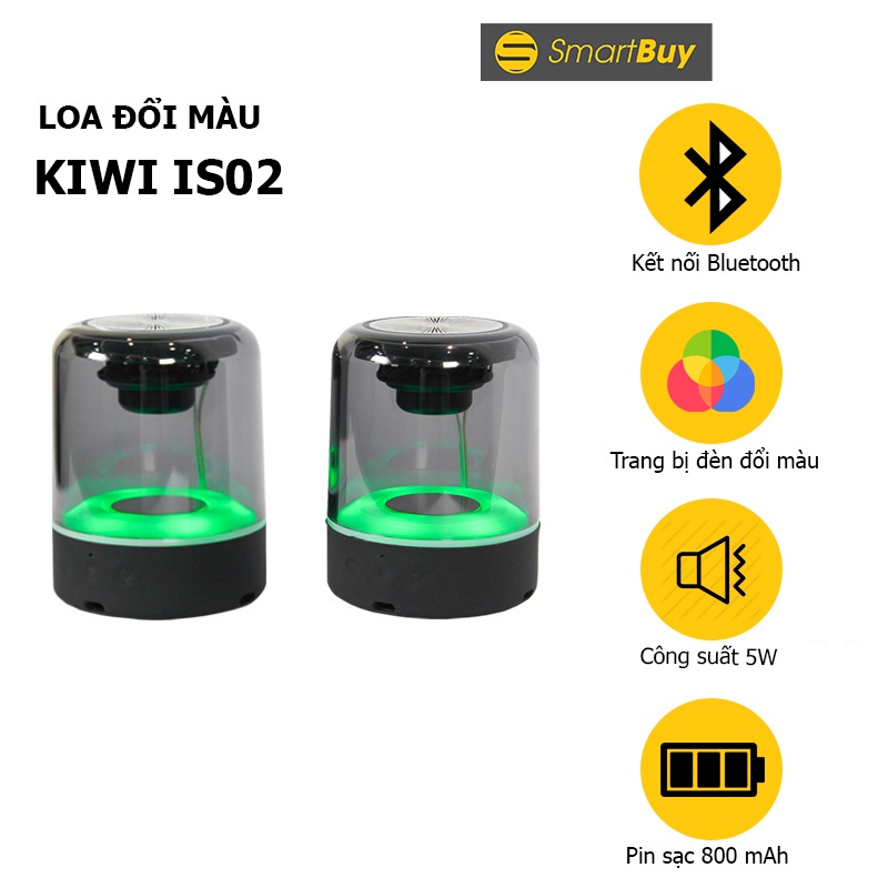 Loa Bluetooth đổi màu Kiwi IS02