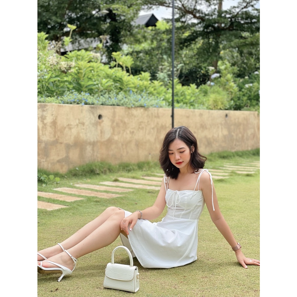 Đầm hai dây cúp ngực_NACY_ngắn