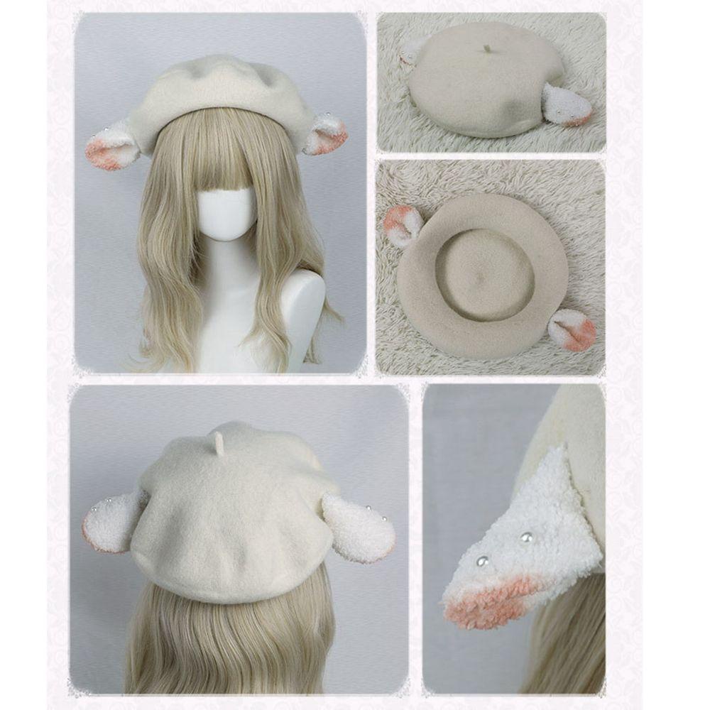 RAINBOW Nón Beret Thời Trang Đáng Yêu Cho Búp Bê 20cm
