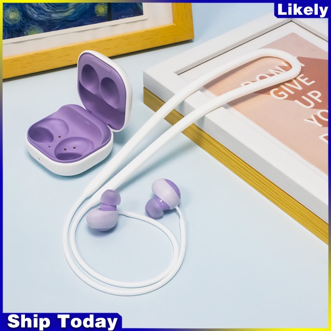 Dây Đeo Cổ Bằng Silicon Chống Thất Lạc Cho Tai Nghe Samsung Galaxy Buds 2