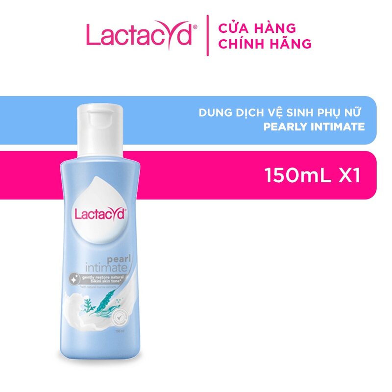 Combo 2 Dung Dịch Vệ Sinh Phụ Nữ Lactacyd Phục Hồi Sắc Da 150ml Pearly Intimate