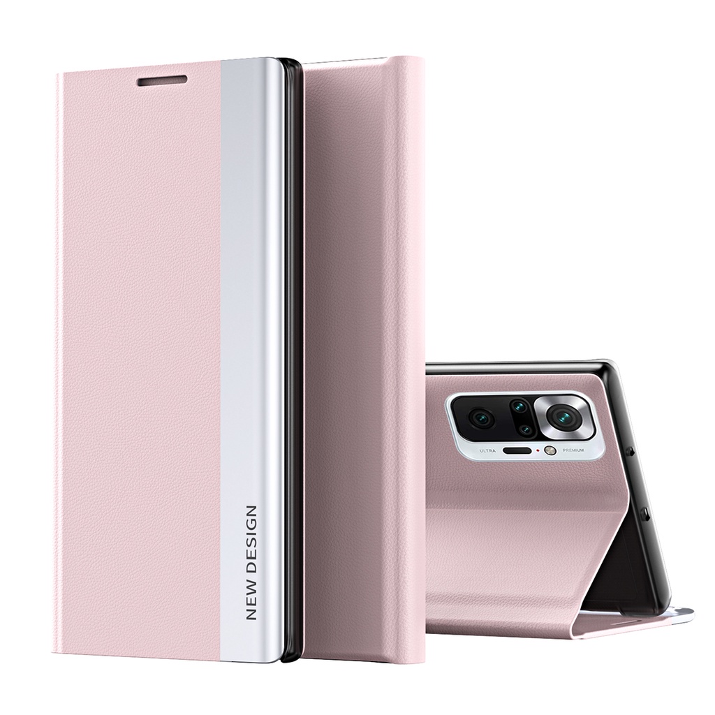 Bao Da Điện Thoại Nắp Lật Từ Tính Bảo Vệ Toàn Diện Cho Xiaomi Redmi Note 10 4G 5G 10S Pro MAX Ốp