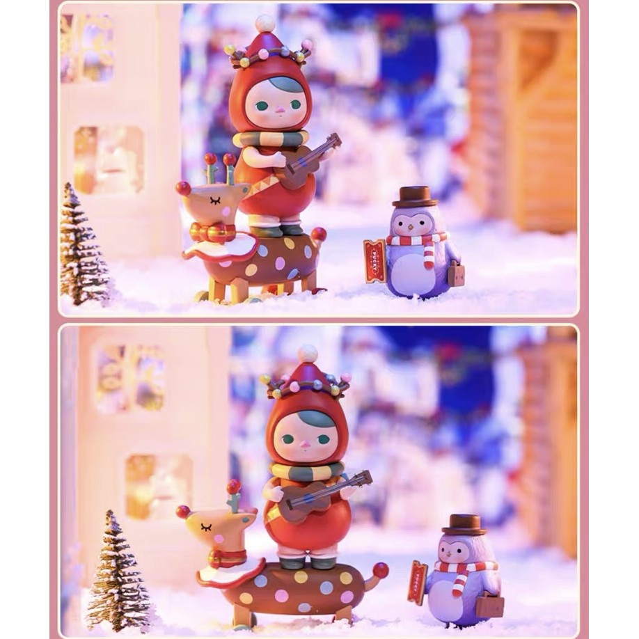 Hộp Nhạc Popde Popmart Giáng Sinh Pucky