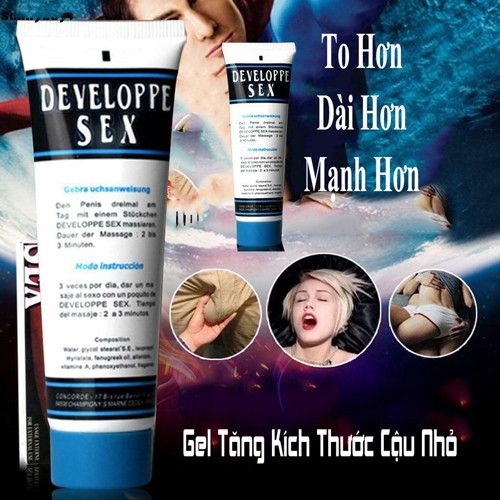 [Hàng Pháp] Gel bôi trơn cậu nhỏ Developpe - chống xuất tinh sớm