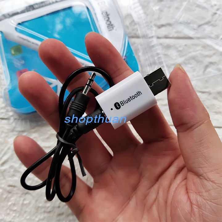 Usb bluetooth nhận âm thanh 810, thiết bị nhận bluetooth giúp biến loa thường thành loa bluetooth qua cổng AUX 3.5mm