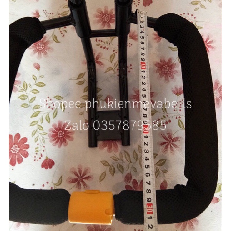 Khung bảo vệ có vòng, tựa lưng lắp vào xe đạp 3 bánh trẻ em