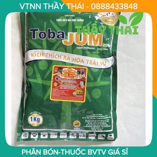 [FREESHIP-CHÍNH HÃNG] phân bón Toba Jum 20WP kích thích ra hoa đồng loạt, ra hoa trái vụ xoài sầu riêng bidamin, tobajum