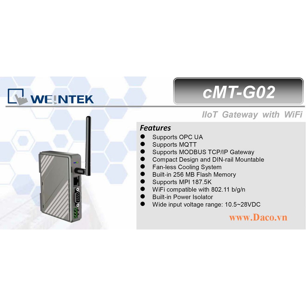 cMT-G02 Bộ chuyển đổi giao thức Weintek cMT