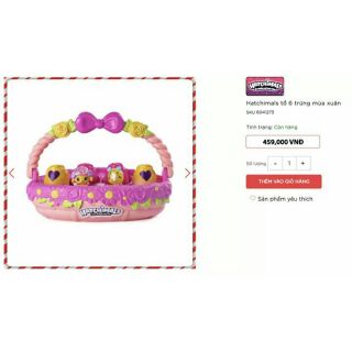 GIỎ TRỨNG HATCHIMALS - ORDER SAU 3 NGÀY