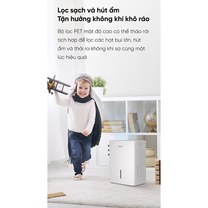 Máy hút ẩm đa năng Midea 12L CF12BD-N7-DN