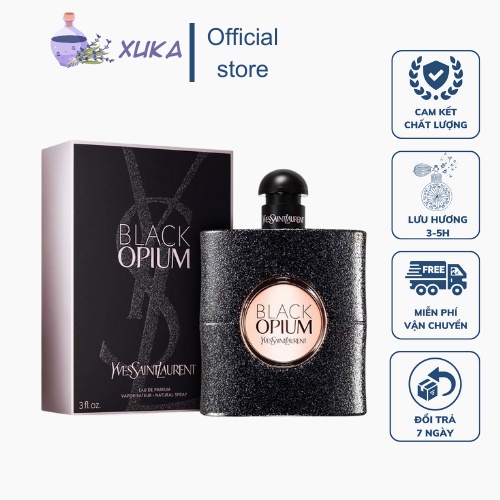 Nước hoa nữ Yves Saint Laurent Black Opium 90ml - Dầu thơm nữ hương thanh mát của trái cây đậm đà quyến rũ