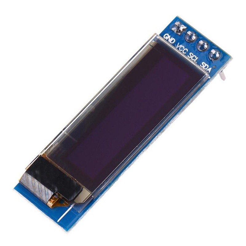 Mô-đun màn hình LED LCD LCD 0,91 inch Màu trắng và xanh 128x32 0.91 "IIC Giao tiếp 3.3V-5V cho Arduino PIC