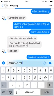 Combo kẹo bột + tinh bột sắn