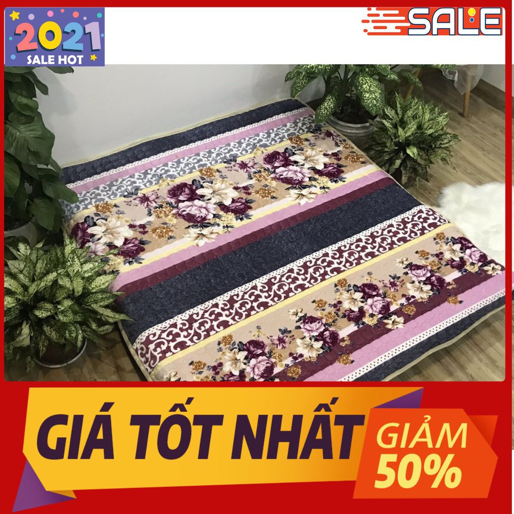 THẢM NỈ NHUNG TRẢI GIƯỜNG HOA VĂN 1M4