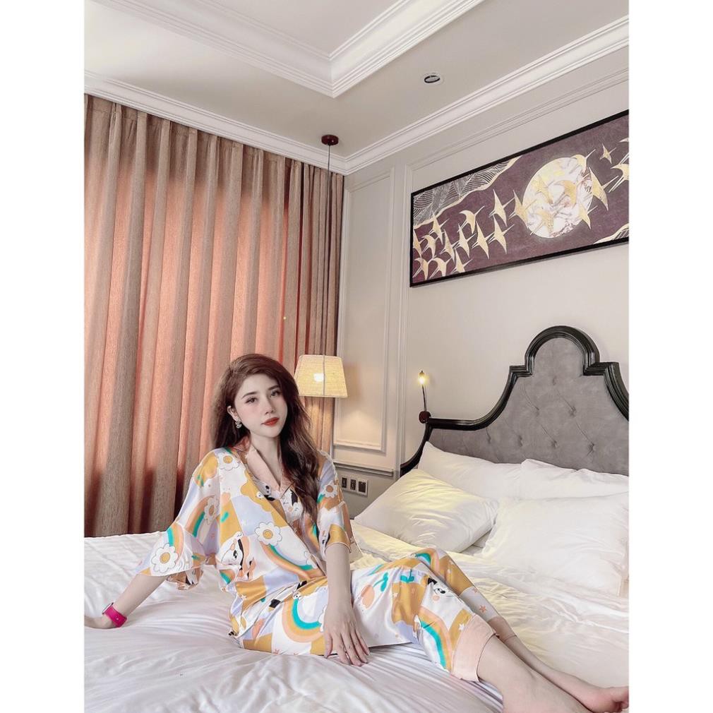 Pijama Lụa LATIN Tay dài quần dàiI HOT NHẤT NHÀ VIC... THÁNG 4  ྇