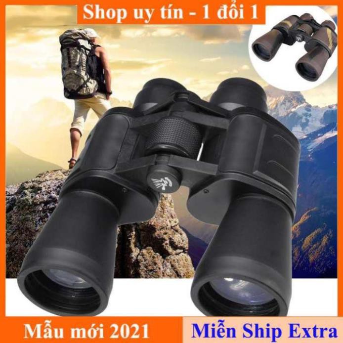 [ Xả kho tết] Ống nhòm du lịch 2 mắt BINOCULARS 20x50  - Panda 2 mắt -  Điều Chỉnh Lấy Nét Ở Trung Tâm Trên Cả 2 Mắt