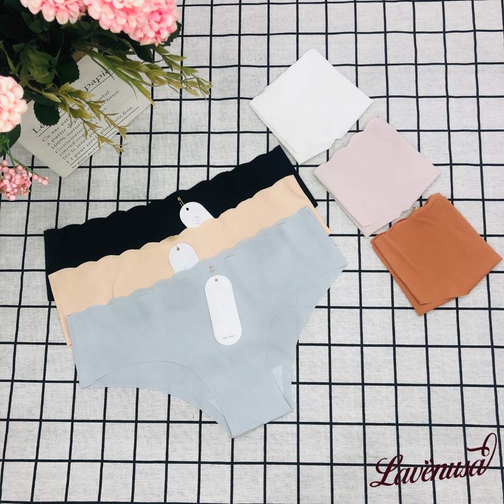 Quần lót nữ thun lạnh đúc su kháng khuẩn không viền cao cấp LAVENUSA QL35