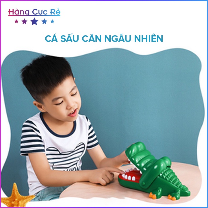 Đồ chơi cá sấu cắn tay Size trung Freeship Shop Hàng Cực Rẻ