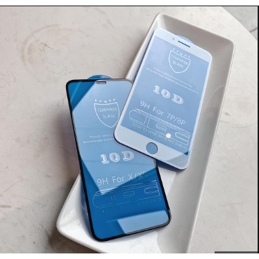 [Siêu rẻ]Kính Cường Lực 10D Cho Iphone 6/7/8/6P/7P/8P/X/XsMax cực HOT | BigBuy360 - bigbuy360.vn