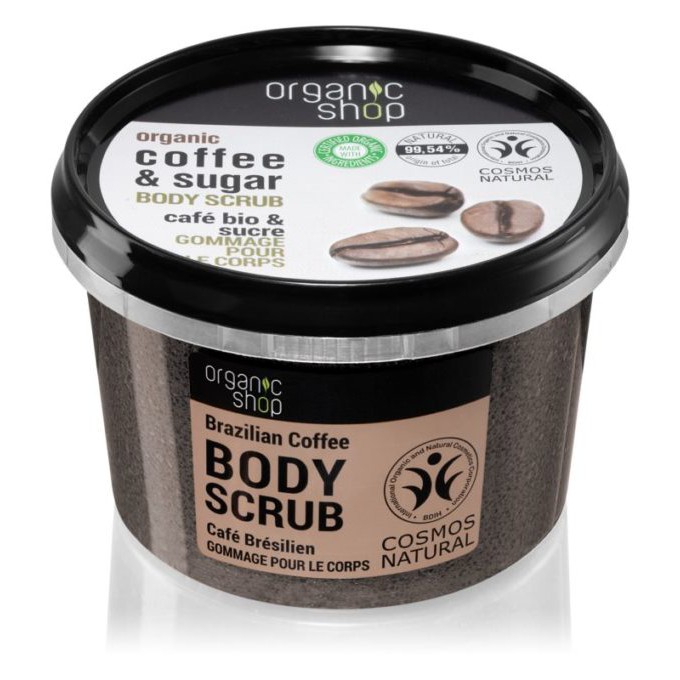 Tẩy Tế Bào Chết Toàn Thân Organic Shop Organic Coffee & Sugar Body Scrub 250ml