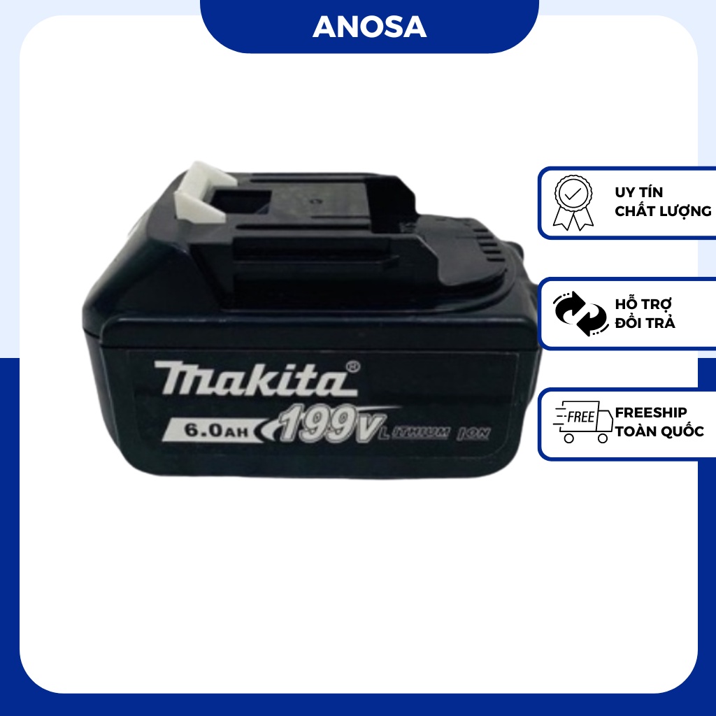 Pin Makita 199v, pin máy bắn bulong Hitachi Dewalt, pin 10 cell chân phổ thông