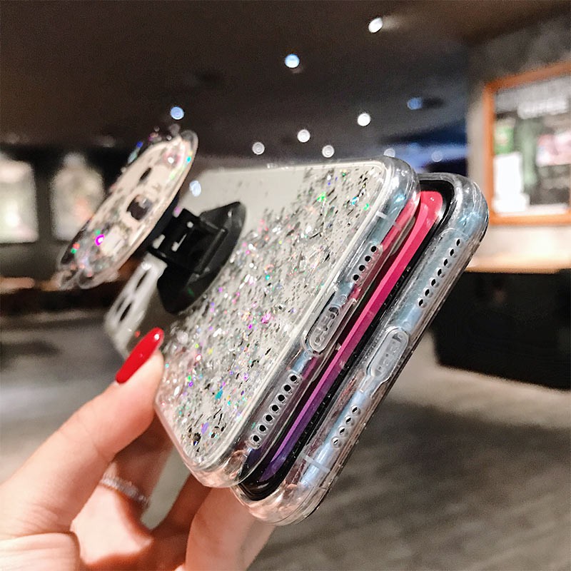 Ôp Điện Thoại Dẻo Kèm Giá Đỡ Cho samsung galaxy s20 s21 s22 s23 ultra s9 s10 plus galaxy note 8 9 10 20 ultra plus note10 lite Ốp