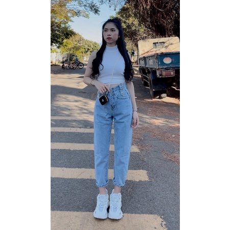 ÁO CROP-QUẦN BAGGY