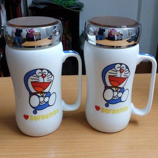LY giữ nhiệt bằng sứ có nắp đậy