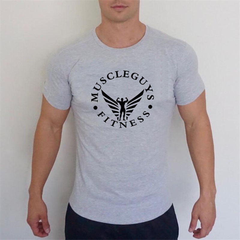 Áo thun ngắn tay in chữ phong cách năng động trẻ trung dành cho nam