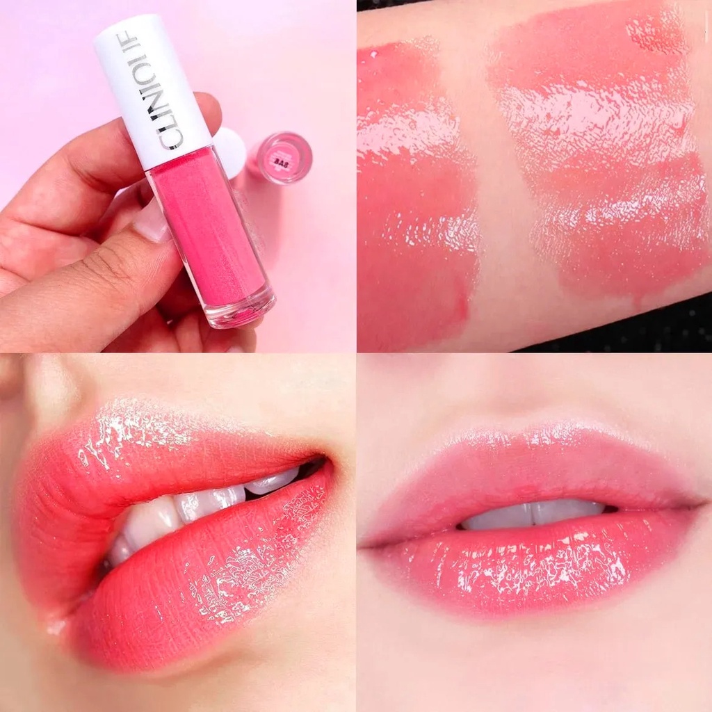Son bóng Clinique Pop Splash Lip Gloss hồng baby nhẹ nhàng, nữ tính