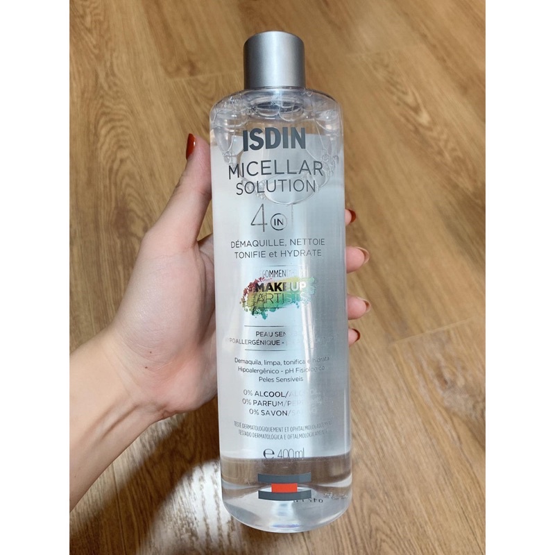 Tẩy Trang Isdin Micellar Solution 4in1 400ml