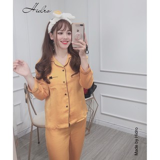 HIDRO Bộ Pijama Tằm trơn