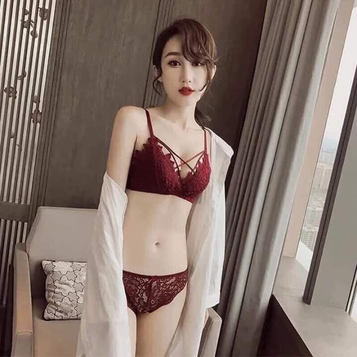Bộ đồ lót ren dây đan ngực, mút mỏng, ngừa ung thư vú loại 1 | BigBuy360 - bigbuy360.vn