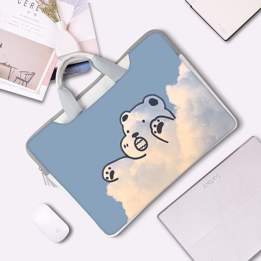 Túi Đựng Laptop 14 15.6 17 Inch Chống Sốc Chống Thấm Nước Họa Tiết Hoạt Hình