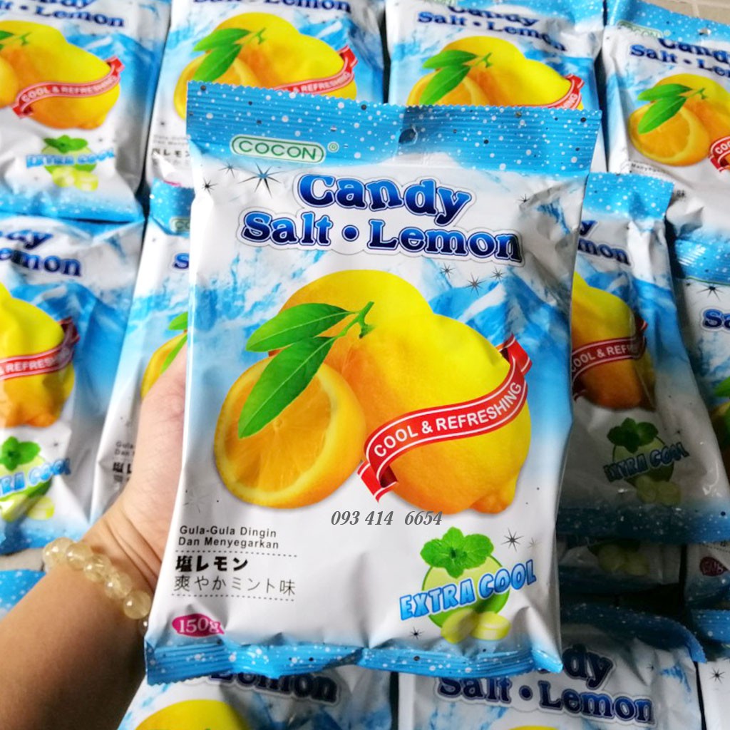 Kẹo Chanh Muối Cocon Salt & Lemon Candy 150g