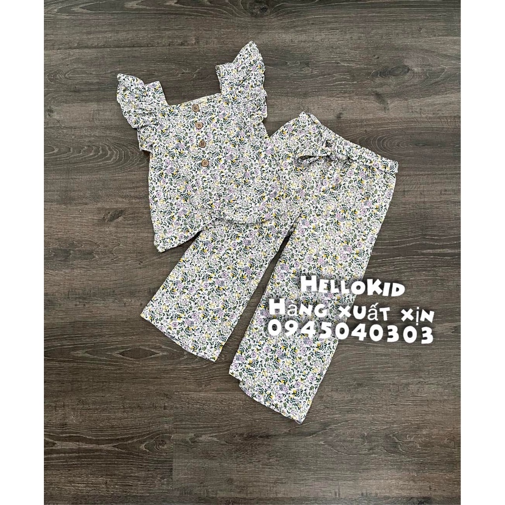 b143-Bộ cotton đũi JSC cho bé