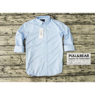 Áo sơ mi nam Pull&Bear màu xanh