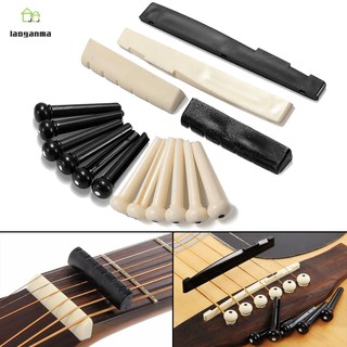 Set 1 bộ chốt đàn Guitar accessorie 6 chốt + 1 chốt ngựa đàn cho đàn Guitar Acoustic