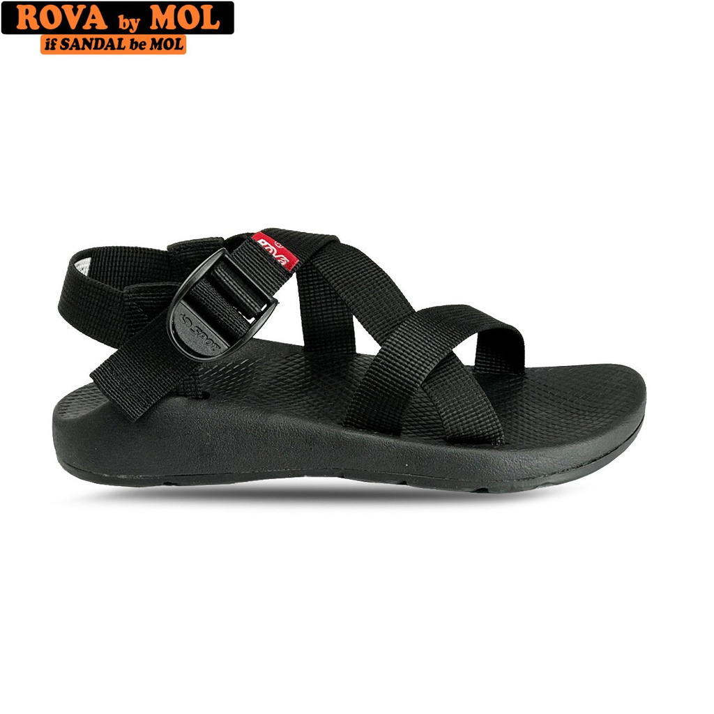 Giày sandal nữ quai thông minh rút dây tự do đế cao 3cm mang đi học đi biển du lịch hiệu Rova RV120B