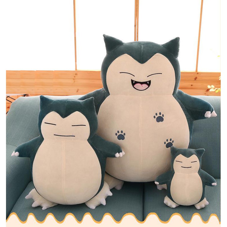 GẤU BÔNG POKEMON SNORLAX (KABIGON) FULL SIZE FULL MẪU (25CM--->80CM)